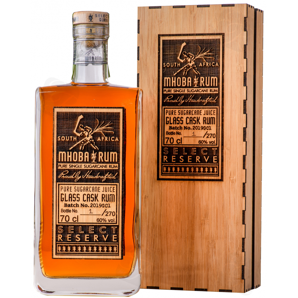 Mhoba Select Reserve Glass Cask, GIFT