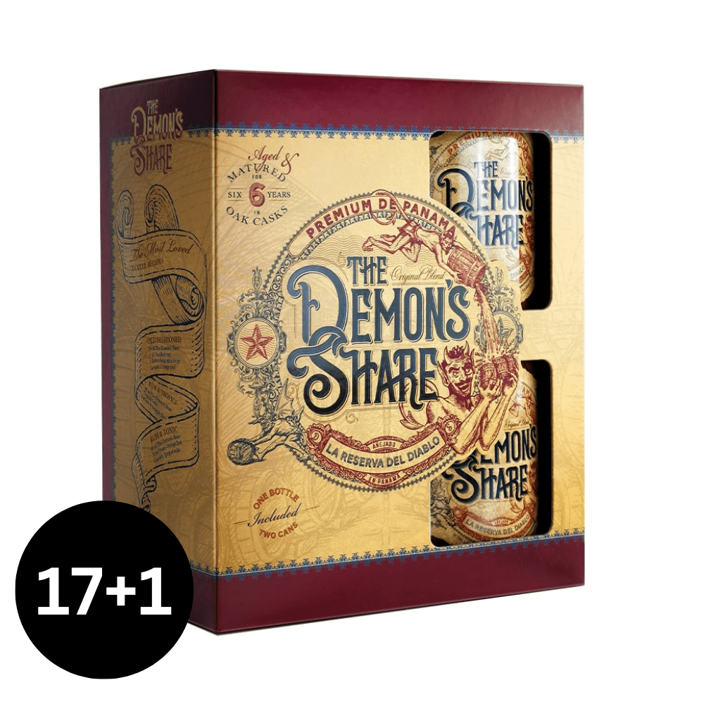 17 + 1 | The Demon's Share Rum Set, GIFT