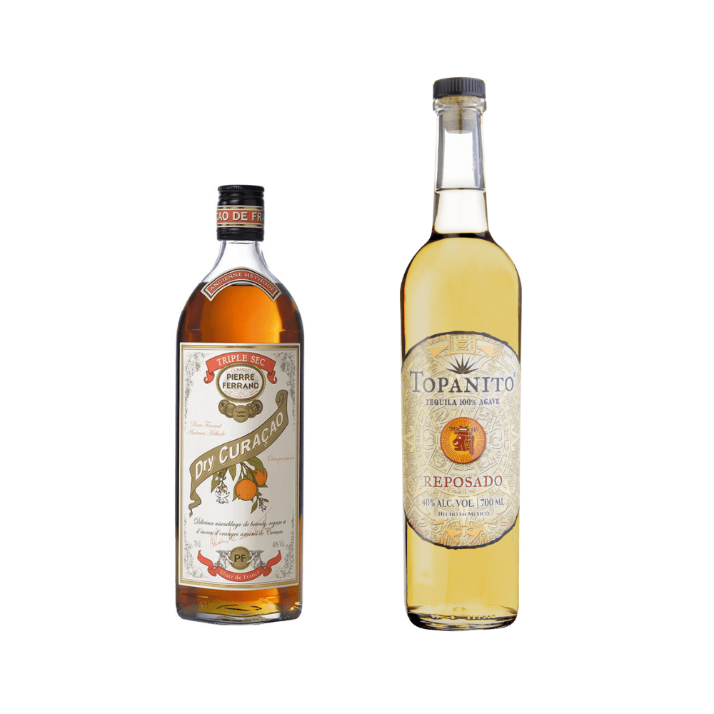 Pierre Ferrand Dry Curaçao + Topanito Reposado 100% Agave Tequila