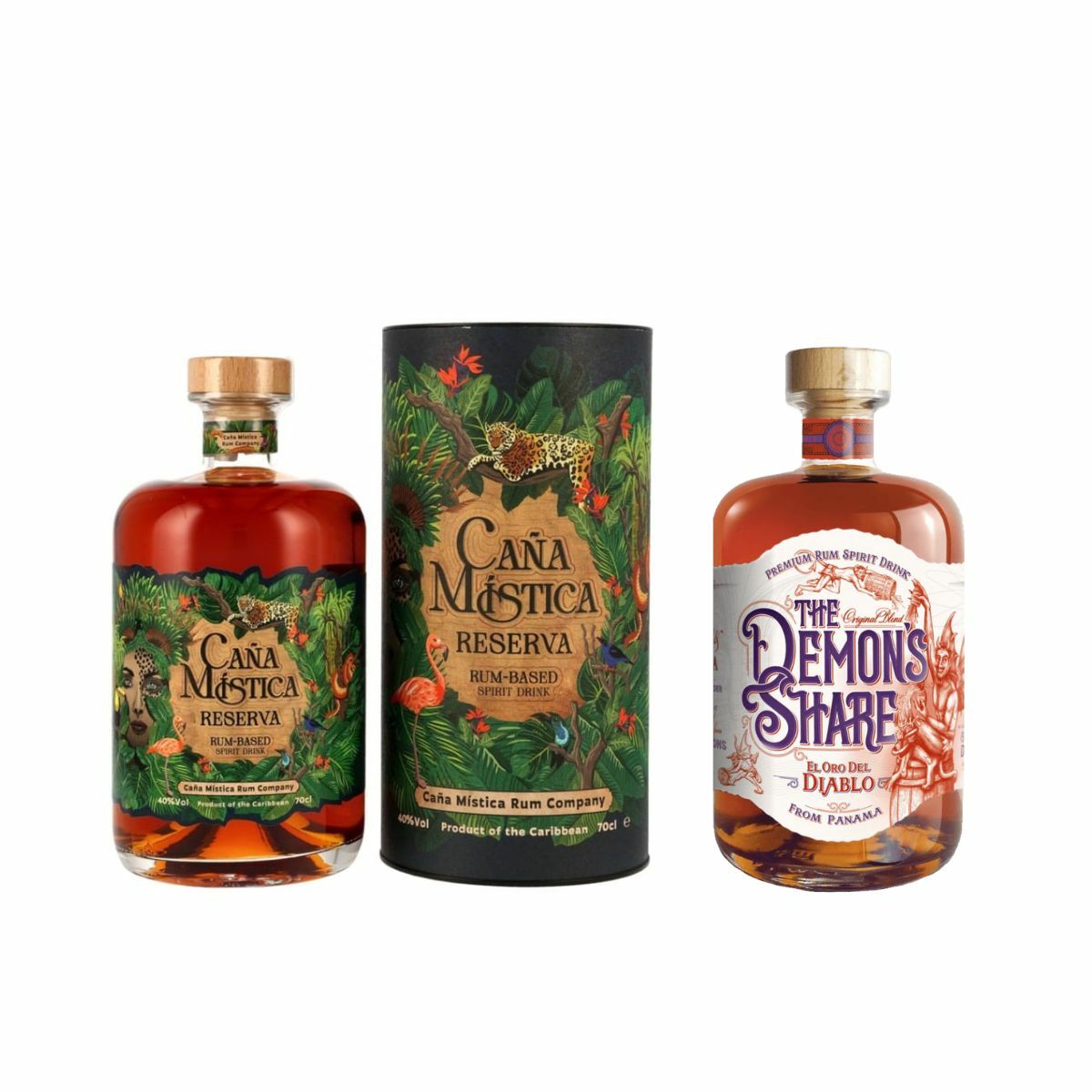 Caña Mistica Reserva, GIFT + The Demon's Share El Oro del Diablo