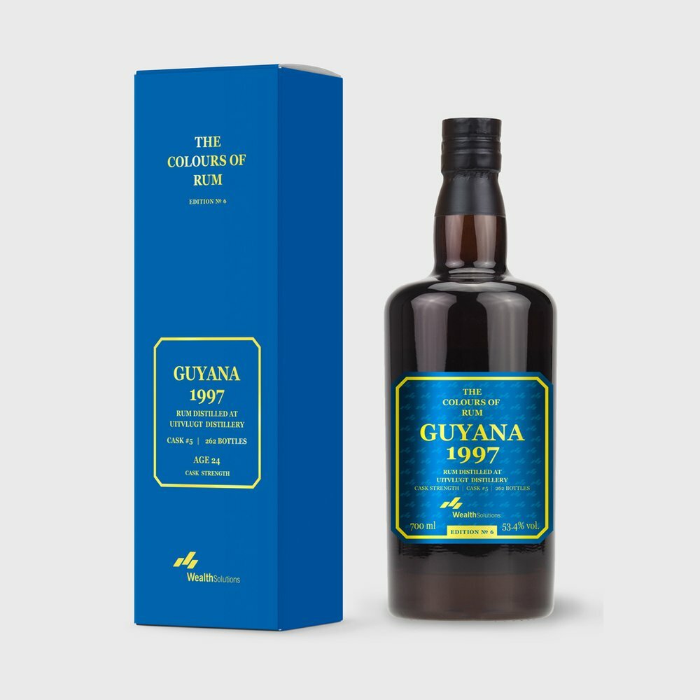 The Colours of Rum Edition No. 6, Guyana 1997 Uitvlugt, 53,4%, 0.7 L, GIFT