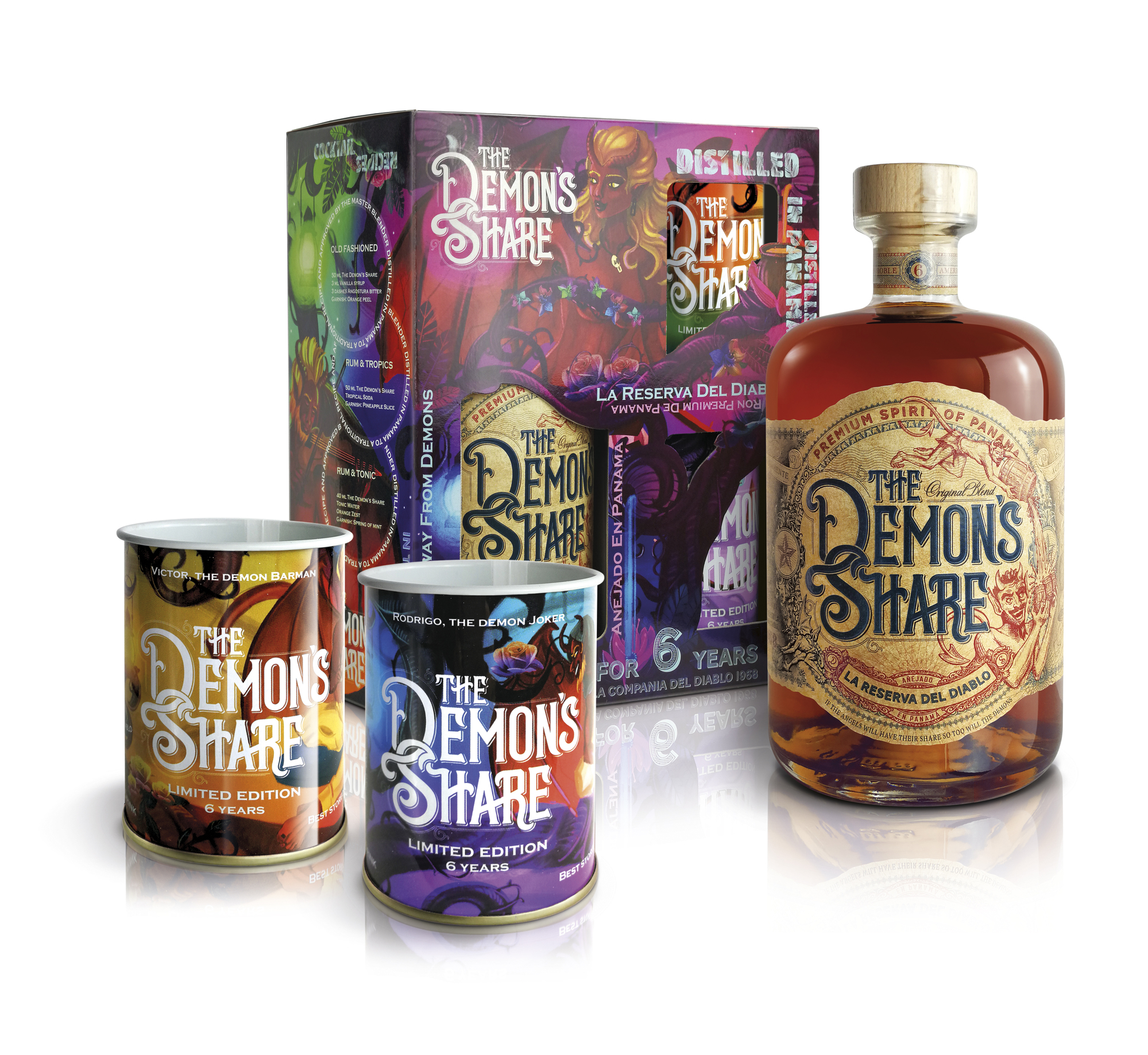 The Demon's Share Rum El Diablo Set, GIFT