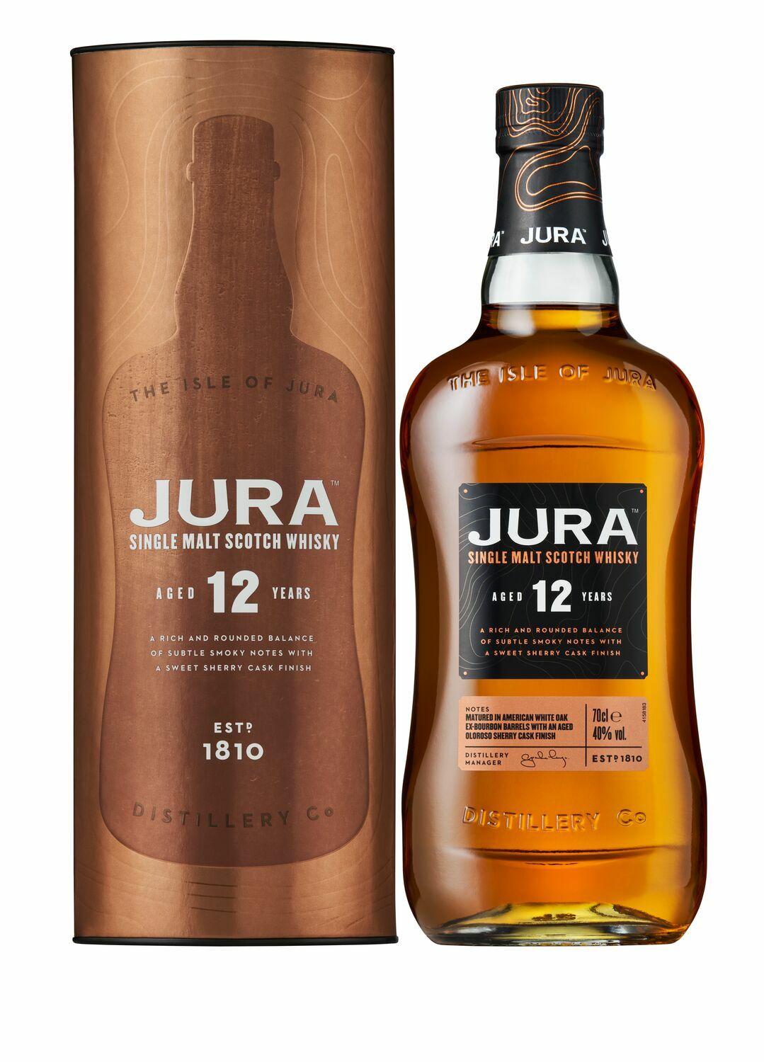 Jura 12 Y.O. Single Malt Whisky, GIFT