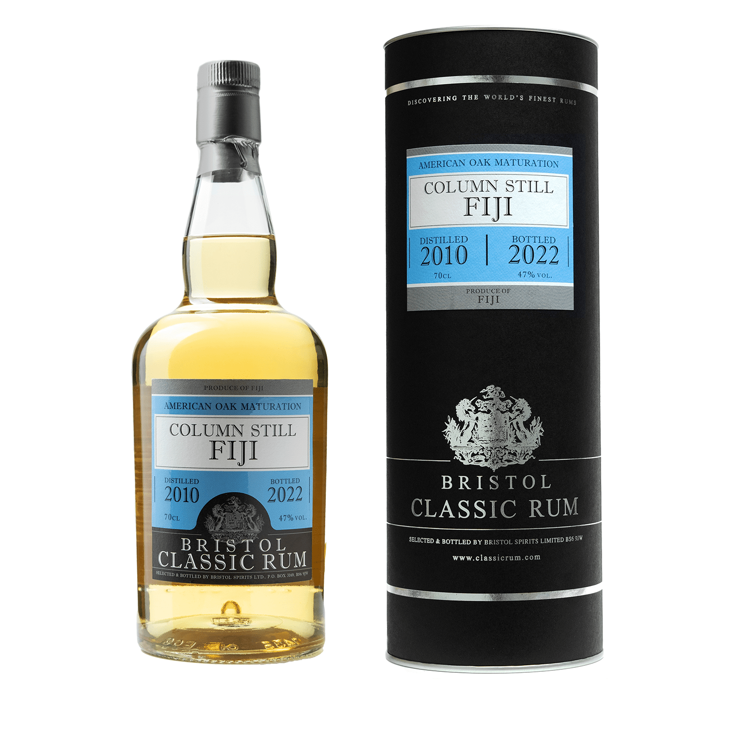 Bristol Classic Rum Fiji 2010 Column Still, American Oak, GIFT