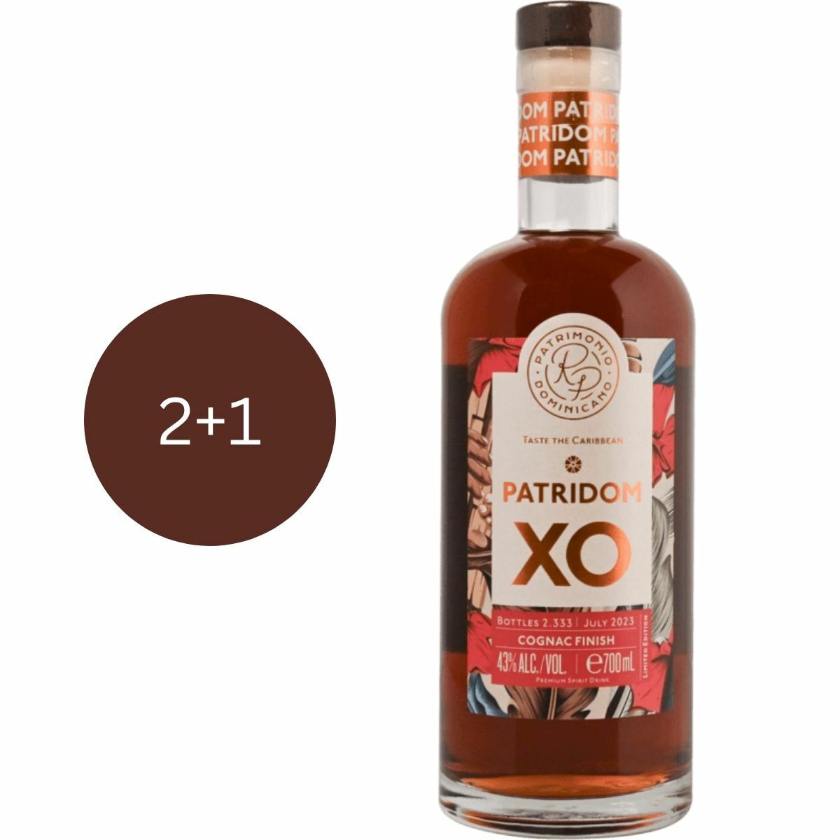 2 + 1 | Patridom XO Cognac Finish, GIFT