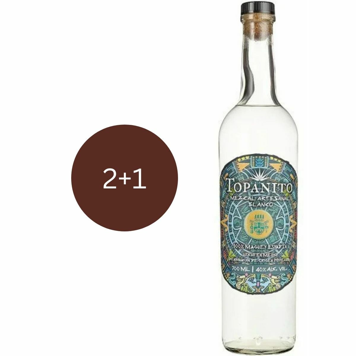 2 + 1 | Topanito Mezcal Artesanal 100% Espadín