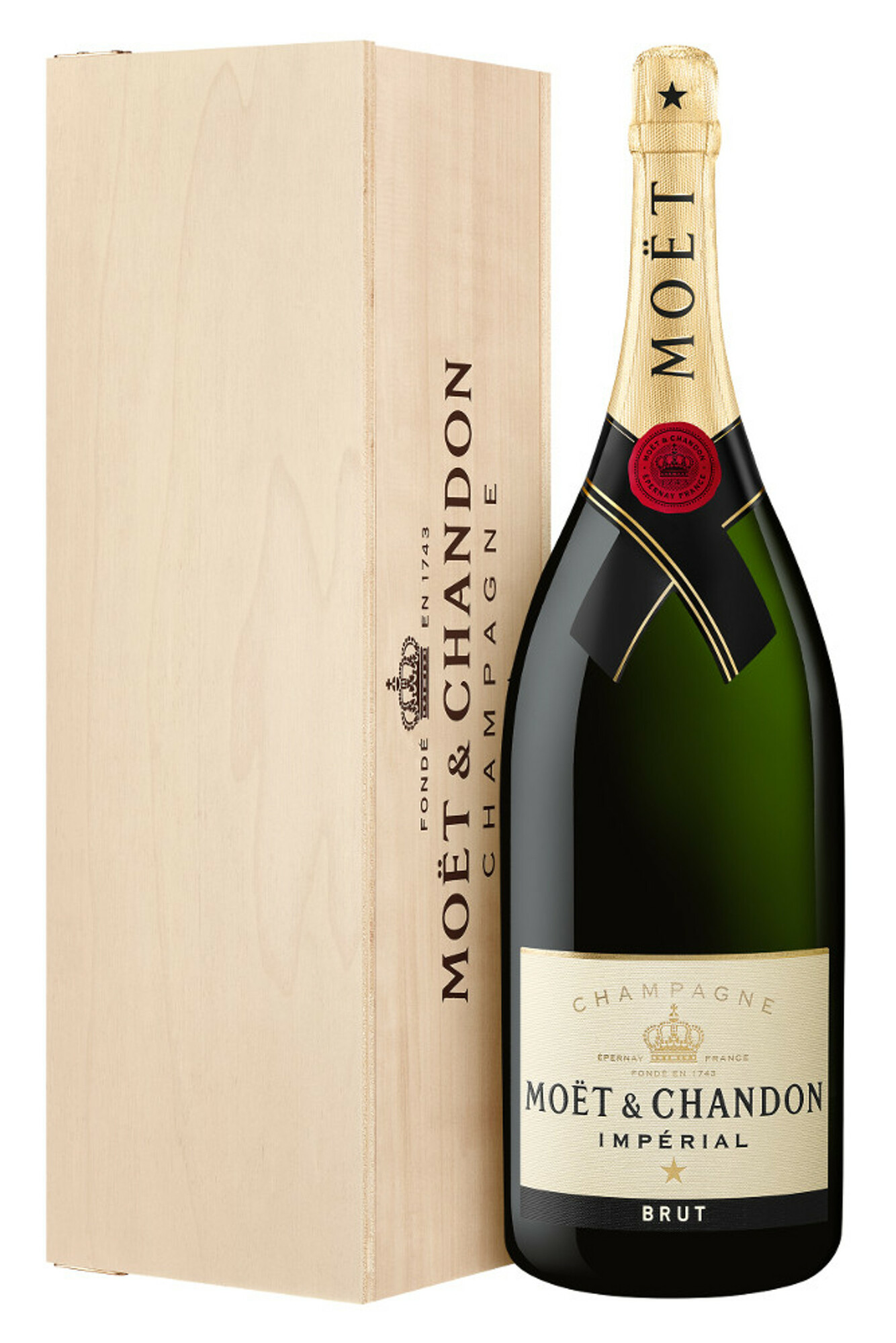Moët & Chandon Impérial Brut, 6L, drevená kazeta