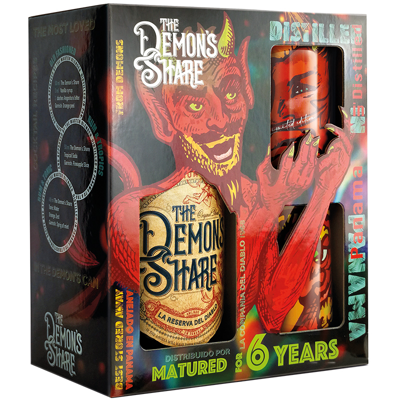 E-shop The Demon's Share Rum El Diablo Set, GIFT