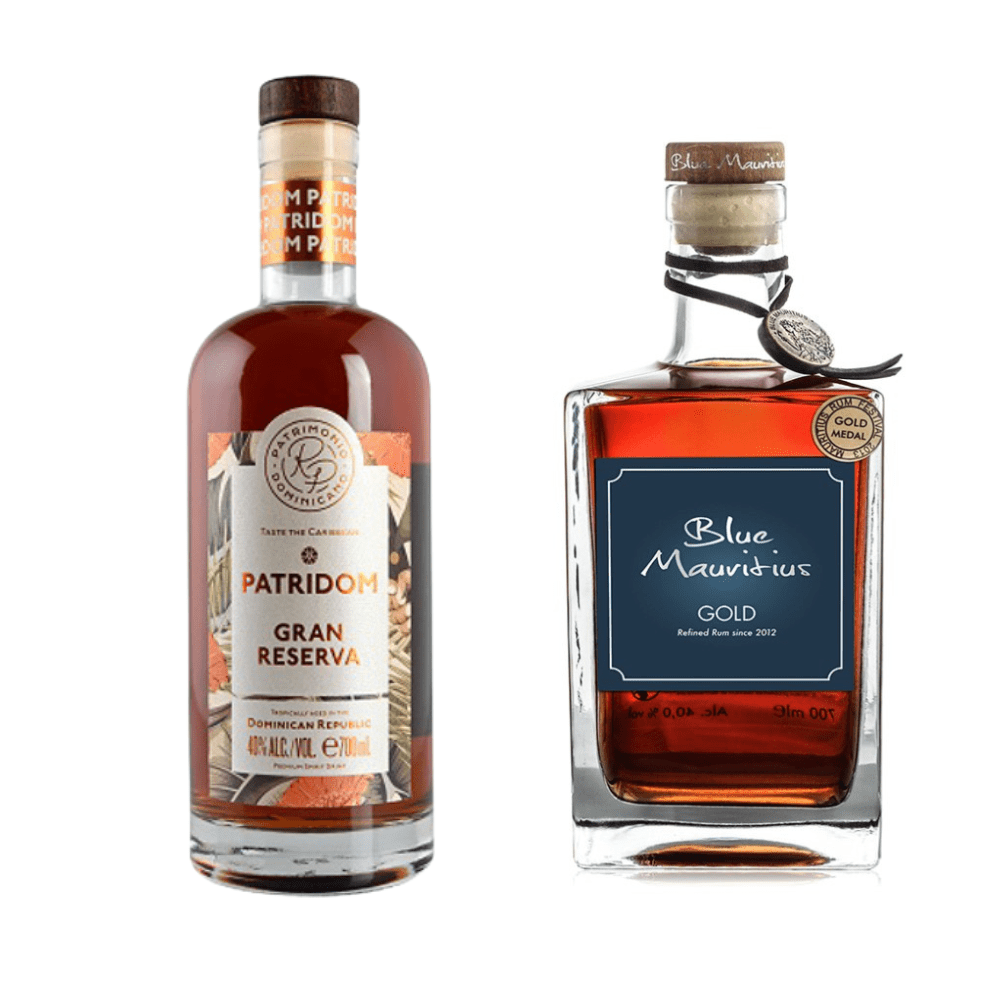 Blue Mauritius Gold Rum + Ron Patridom Gran Reserva