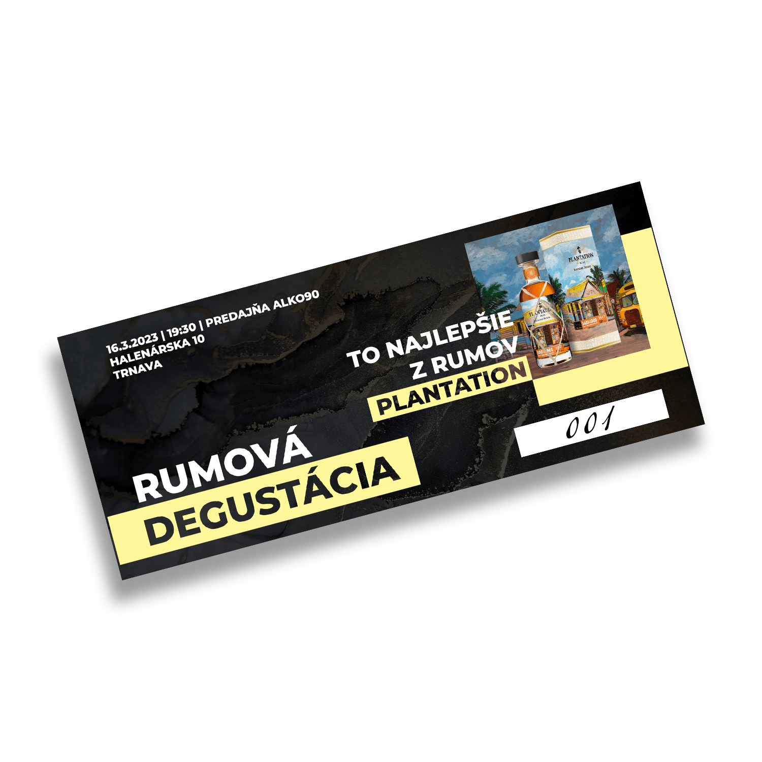 VSTUPENKA: Rumová degustácia Trnava vol.7