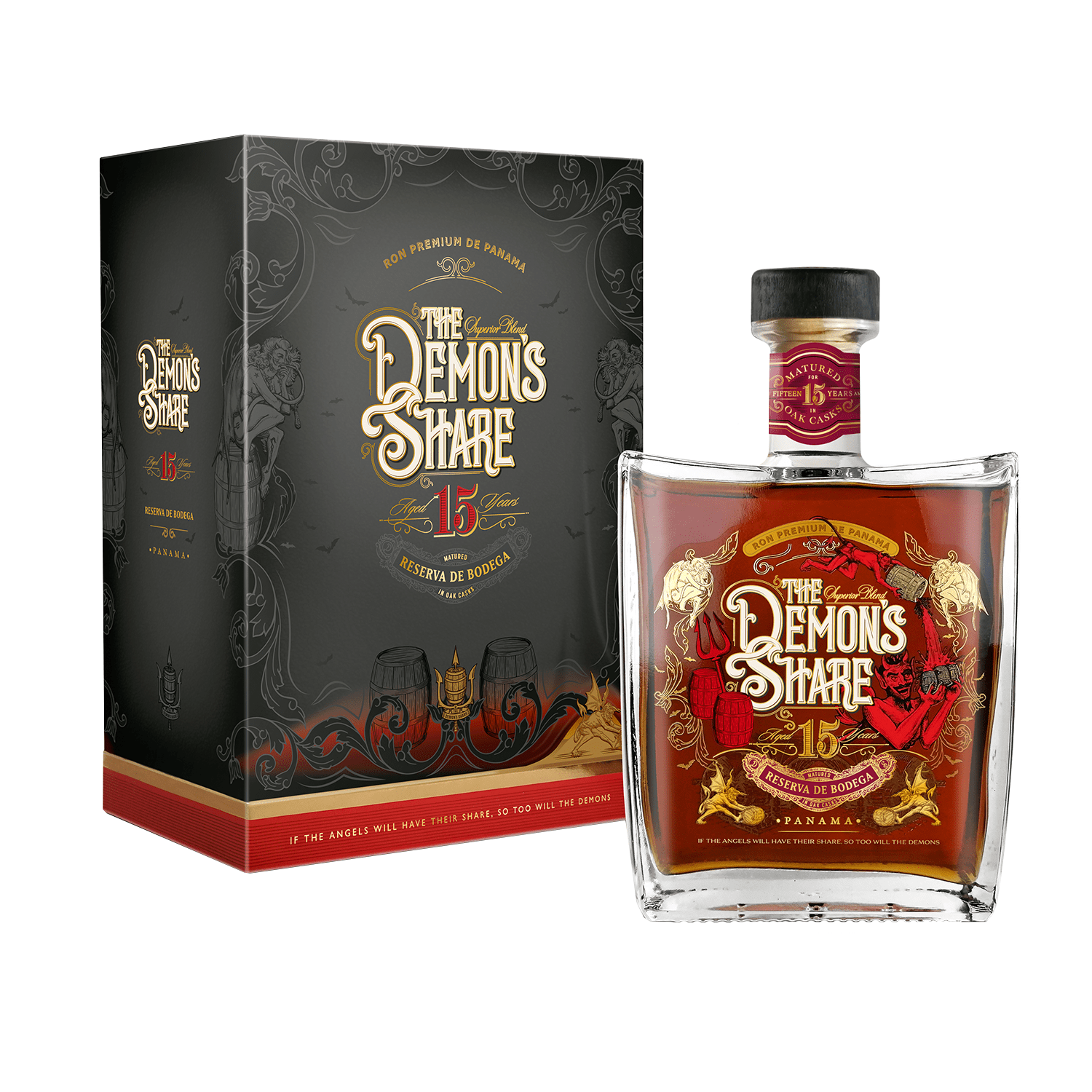 E-shop The Demon's Share Rum 15 Y.O., GIFT