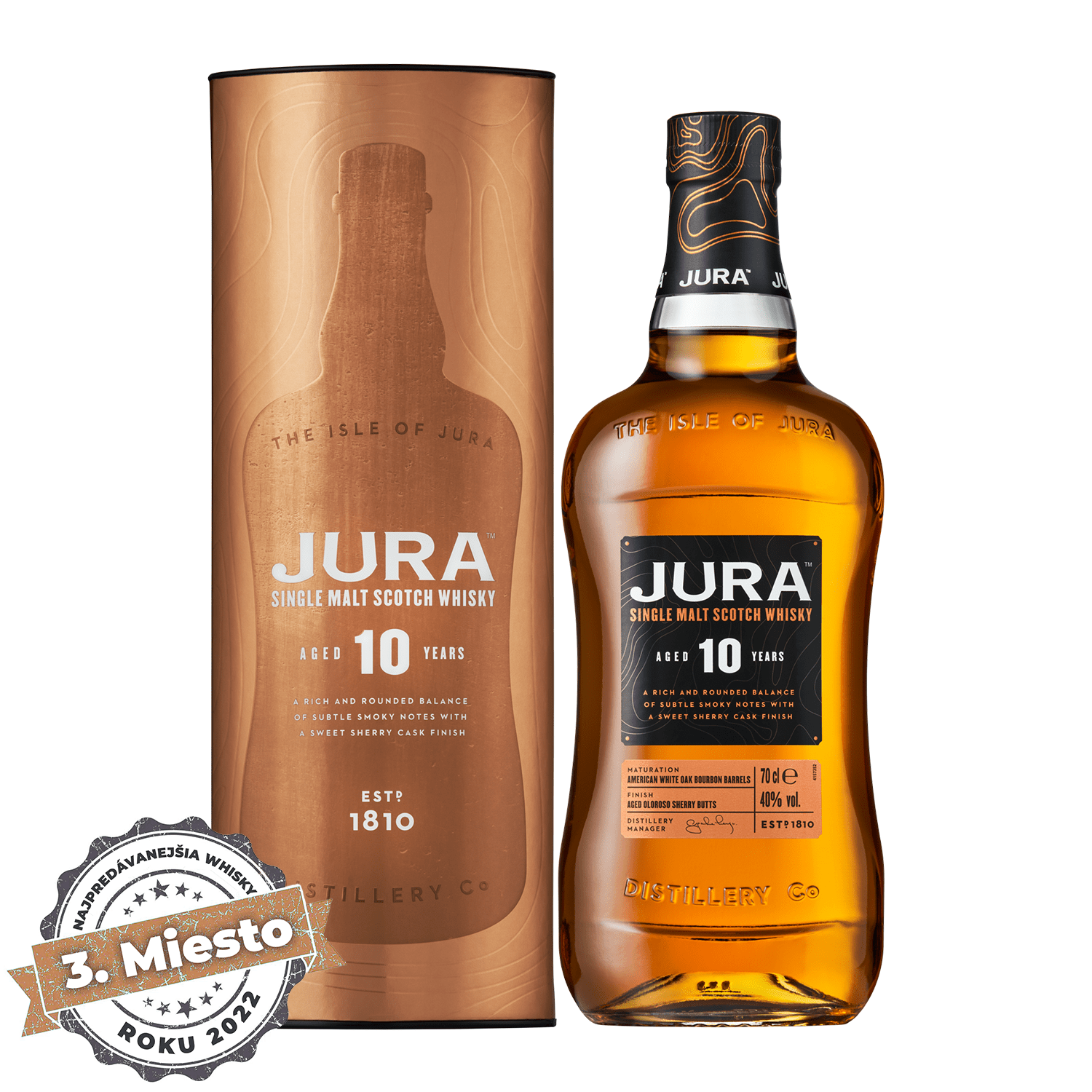 E-shop Jura 10 Y.O. Single Malt Whisky, GIFT
