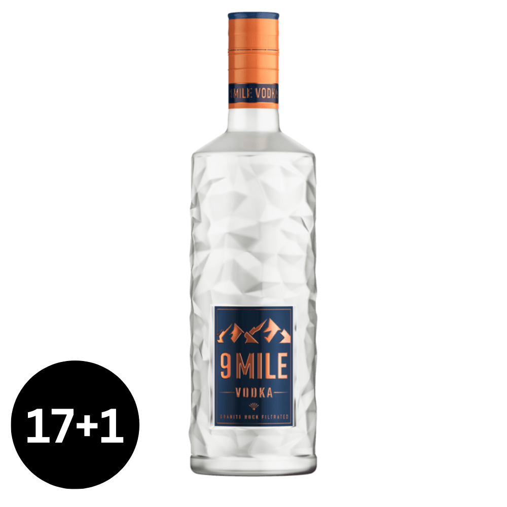 17 + 1 | 9 Mile Vodka, 1 L