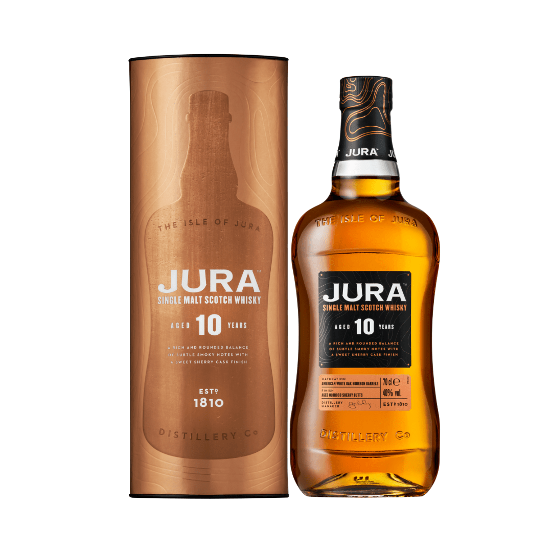 Jura 10 Y.O. Single Malt Whisky, GIFT