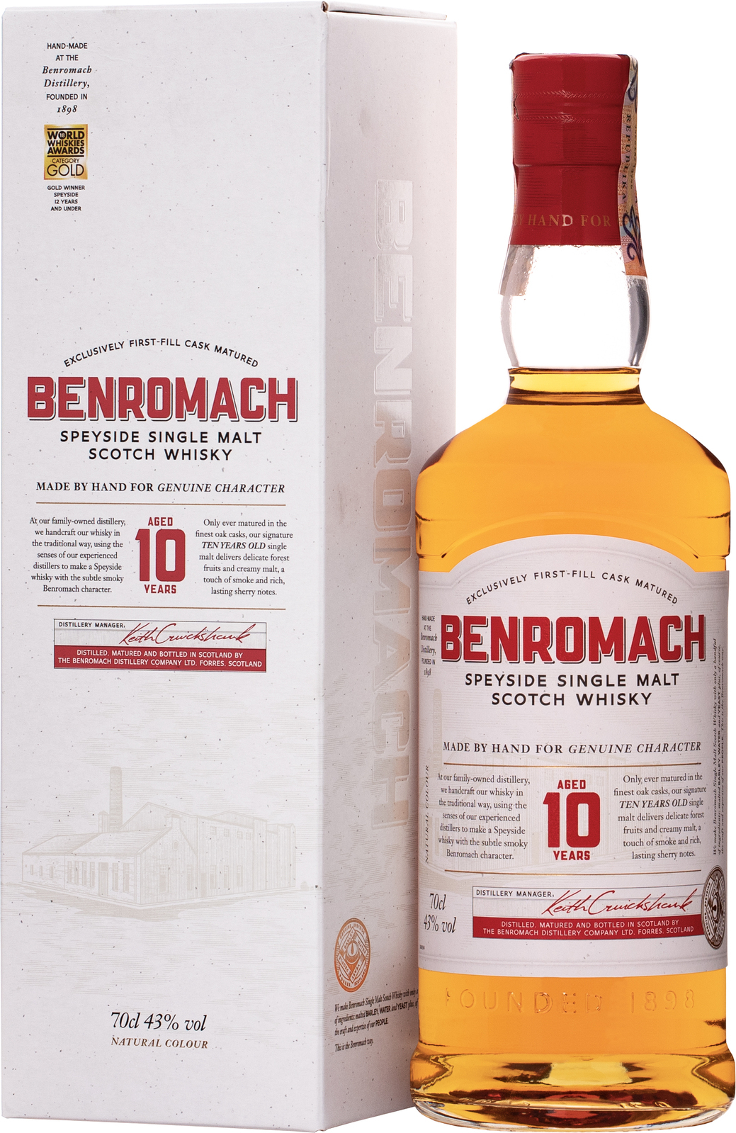 Benromach 10 Y.O. New Edition, GIFT