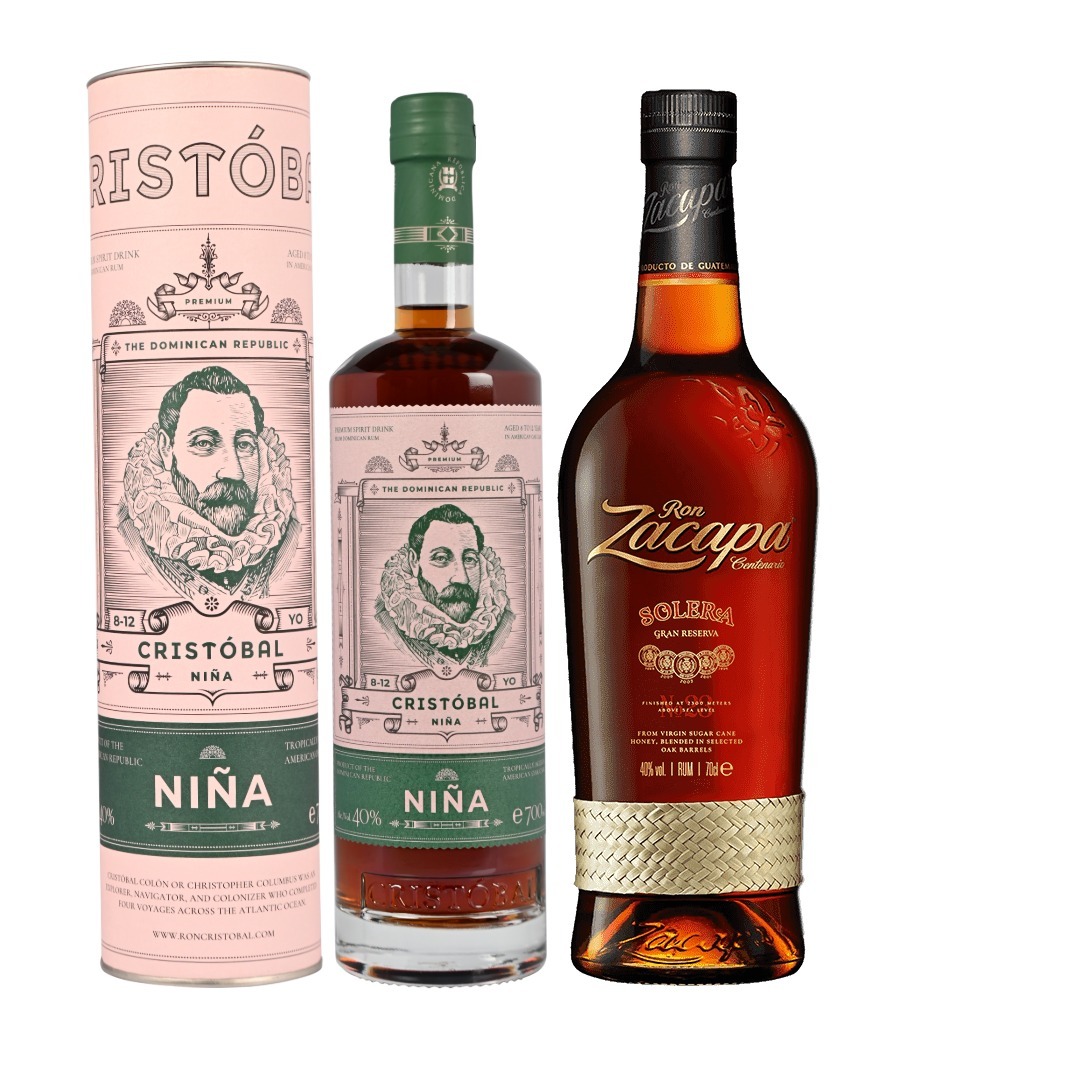 Zacapa Solera Gran Reserva + Ron Cristóbal Nina 8-12 Y.O., GIFT