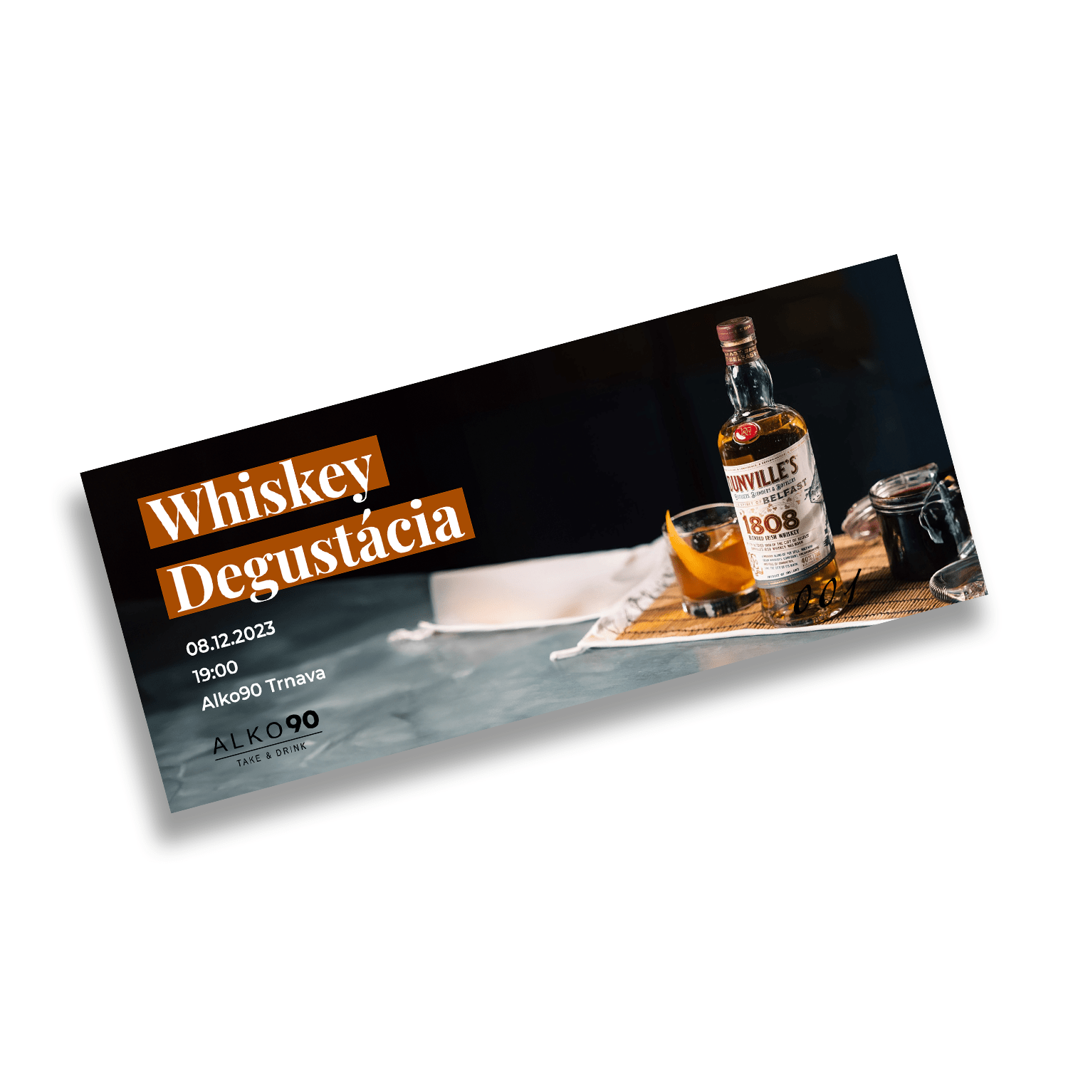 VSTUPENKA: Whisky degustácia vol.1