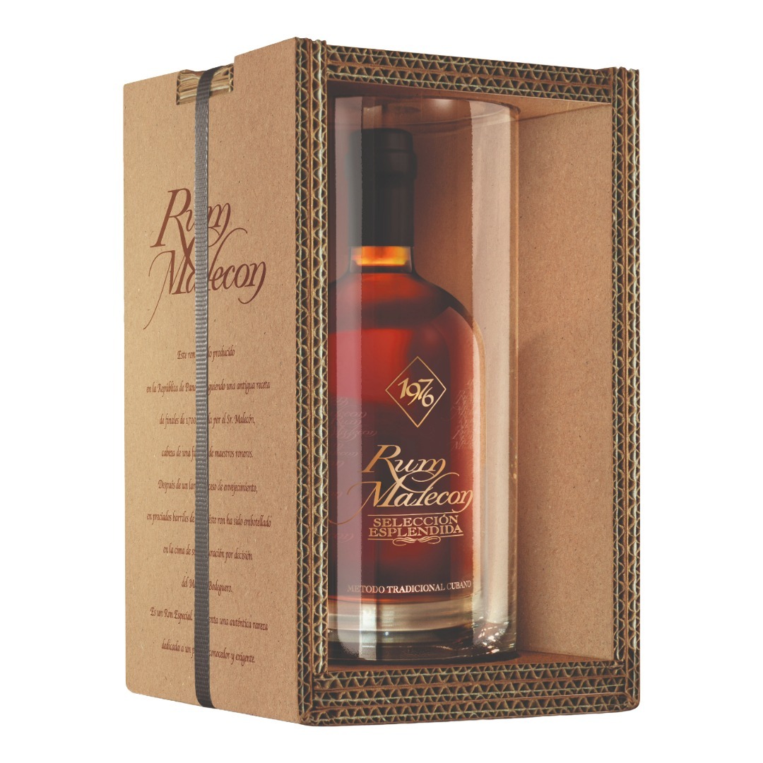 Malecon Esplendida 1976 Crystal Vase - bottled in 2002, GIFT