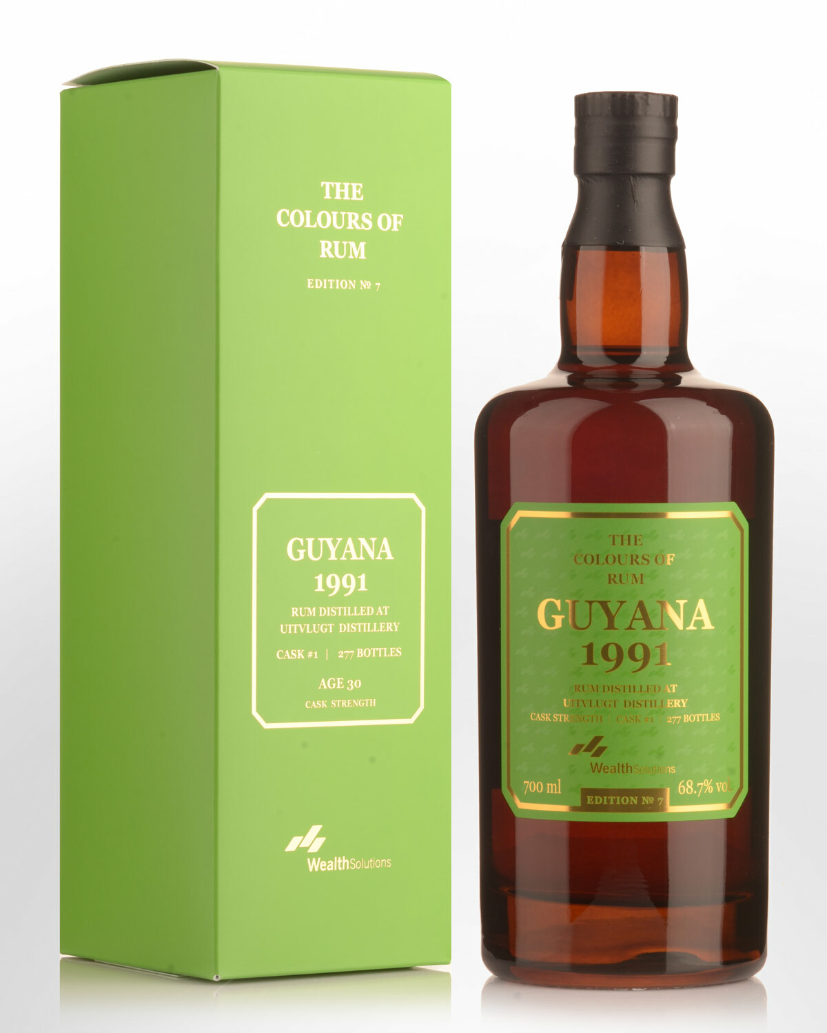 The Colours of Rum Edition No. 7, Guyana 1991 Uitvlugt, 68,7%, 0.7 L, GIFT