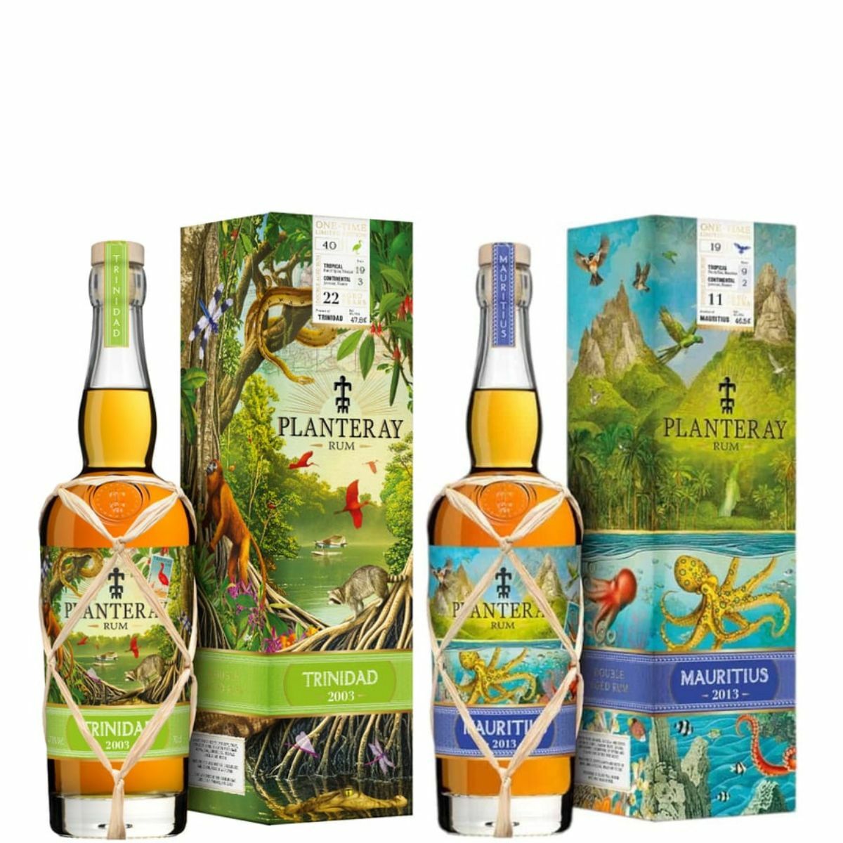 Planteray Terravera Trinidad 2003 + Mauritius 2013