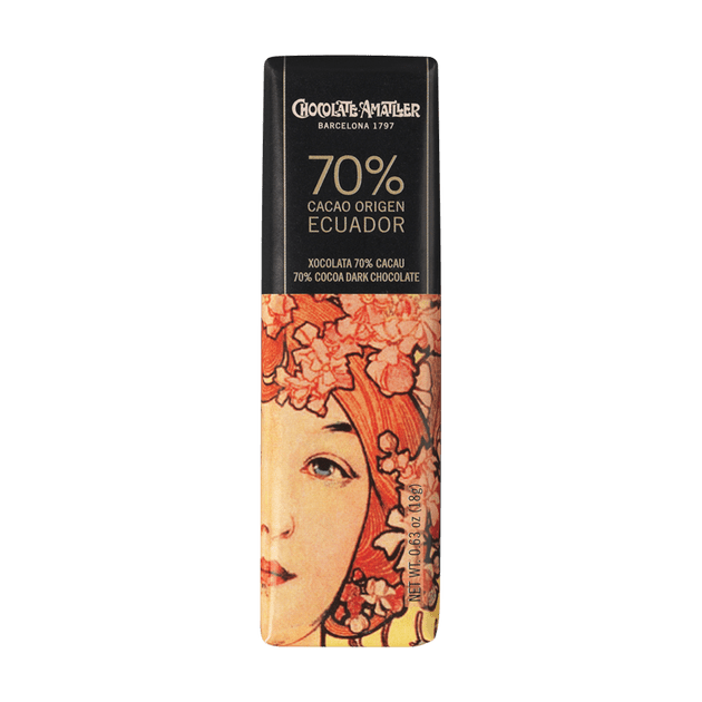 Chocolate Amatller 70% Ekvádor, 18g