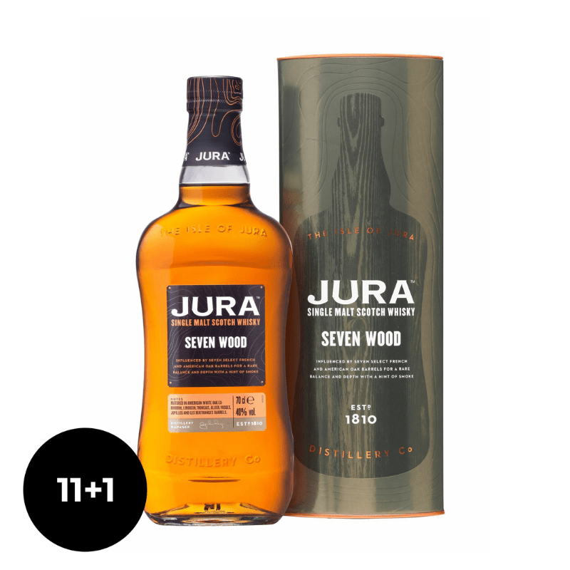 11 + 1 | Jura Seven Wood Single Malt Whisky, GIFT