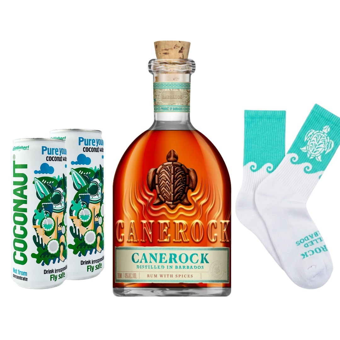 Canerock + ponožky 43/44 + 2x Coconaut kokosová voda