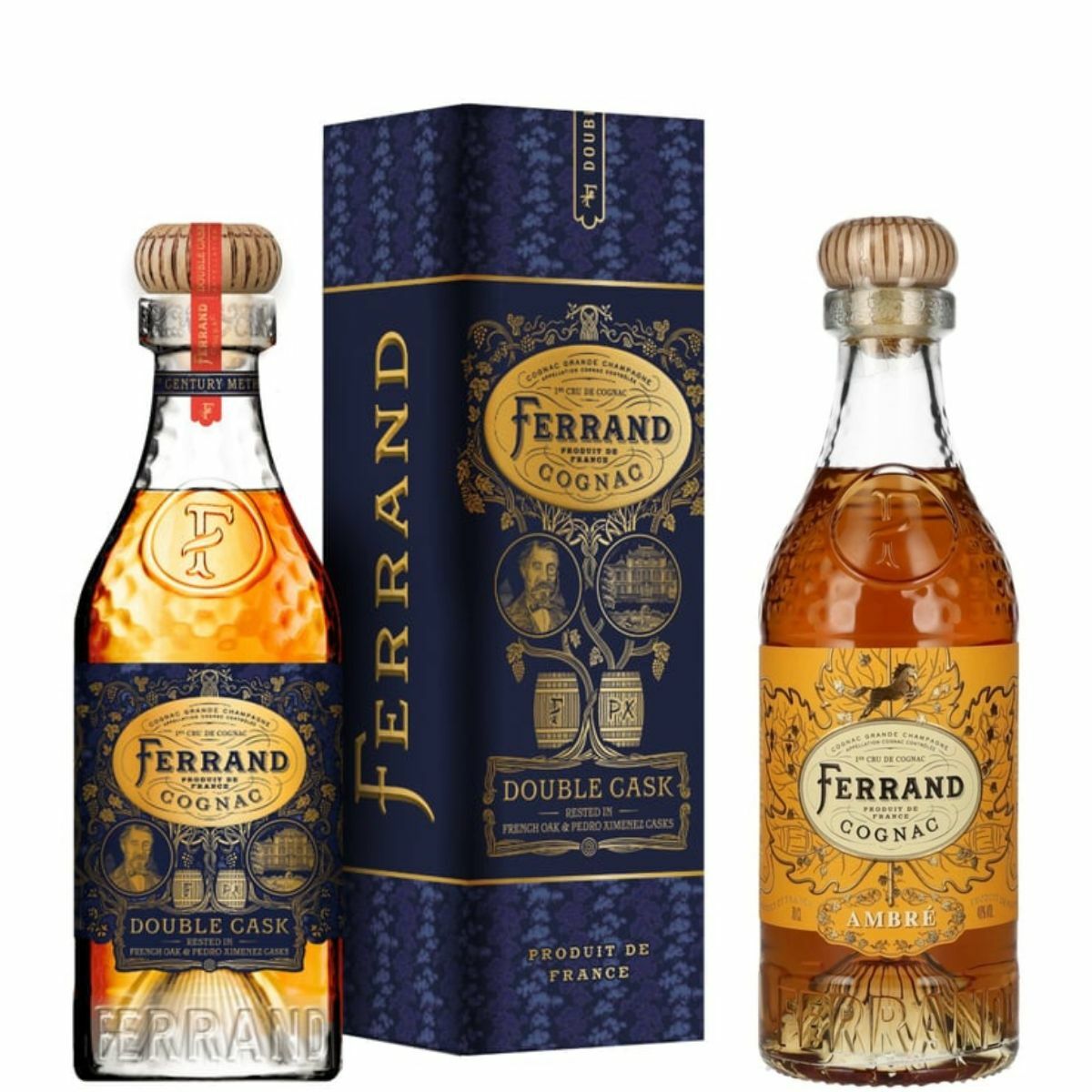 Ferrand Cognac Double Cask, GIFT + Ferrand Cognac Ambré