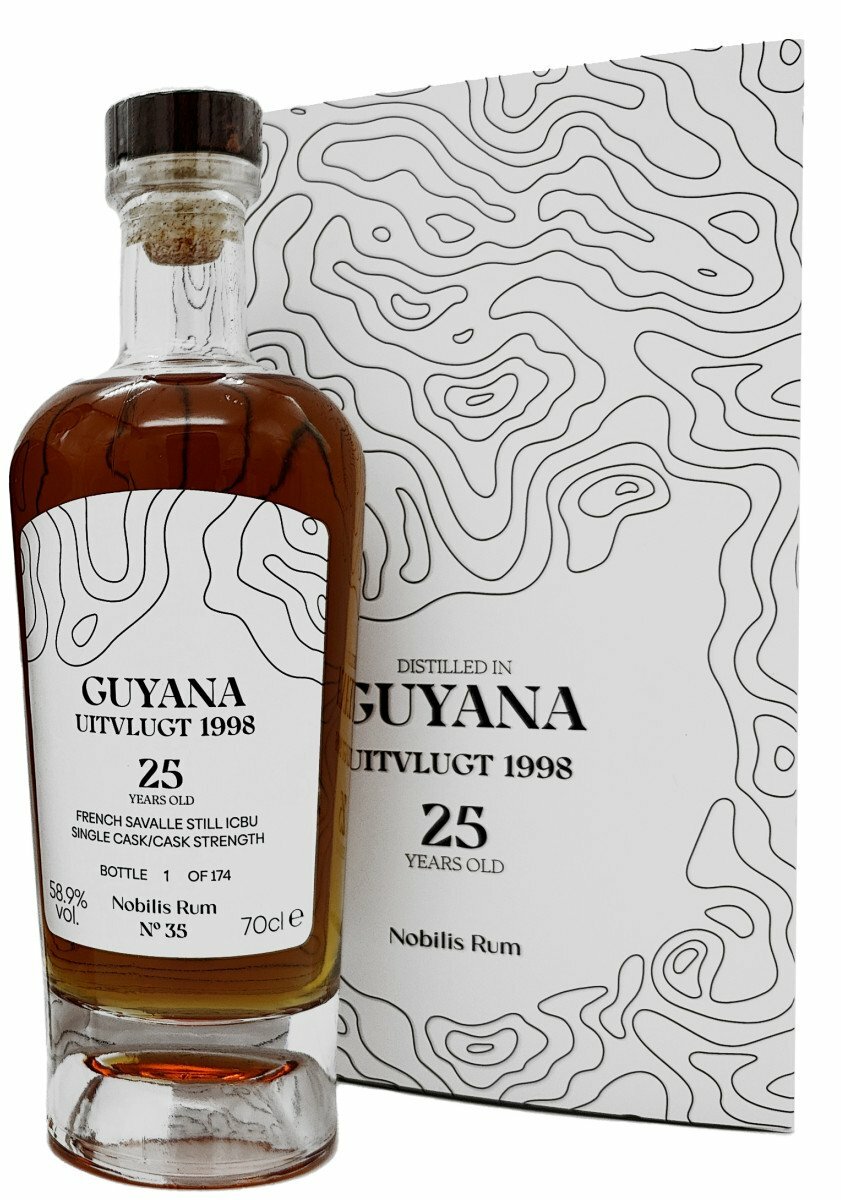 Nobilis Rum No. 35 Guyana Uitvlugt 1998, 25 Y.O., GIFT