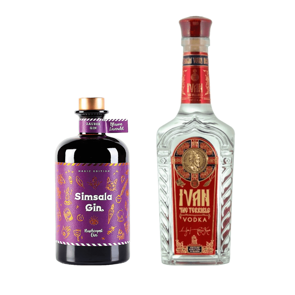 Simsala Gin + Ivan The Terrible Vodka