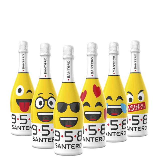 11 + 1, 958 Santero Emoji Extra Dry - Šumivé víno