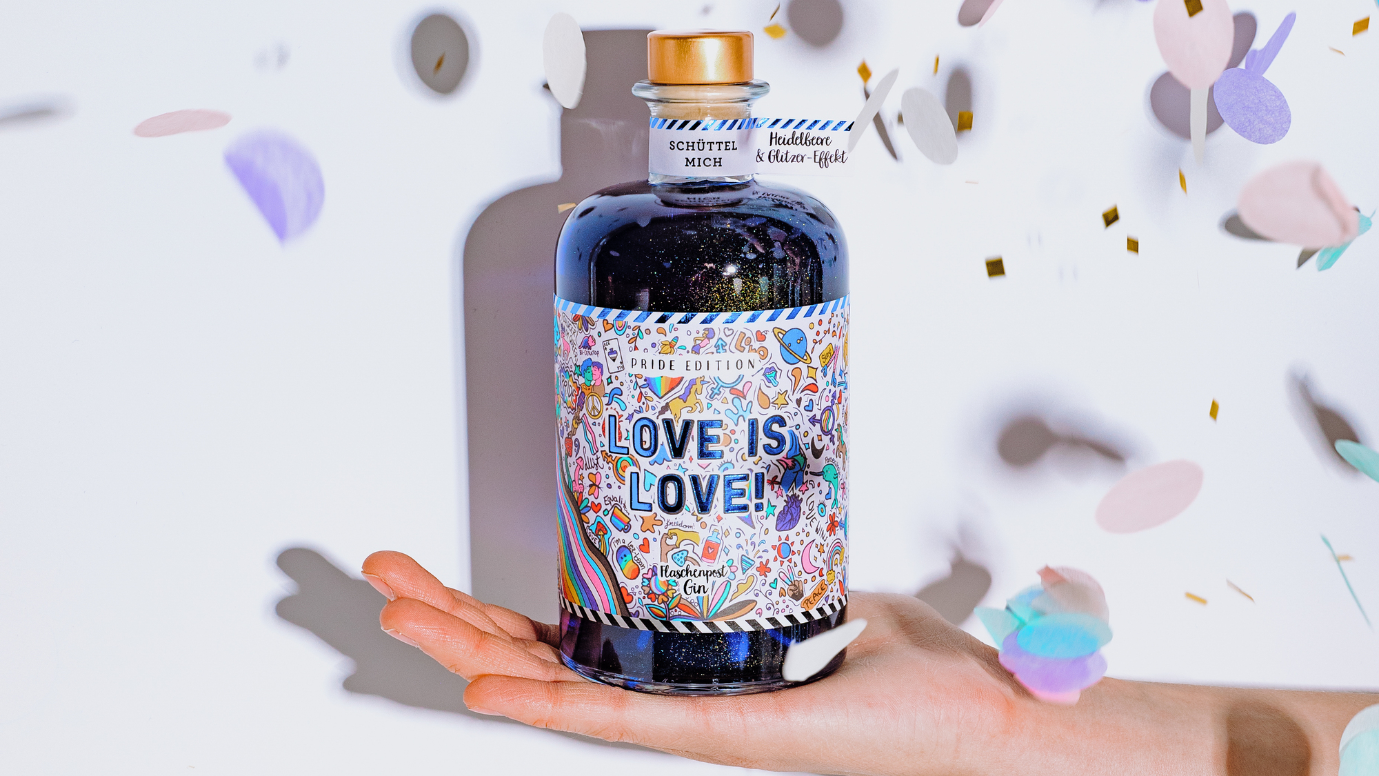 Flaschenpost Gin Love Is Love Pride Edition