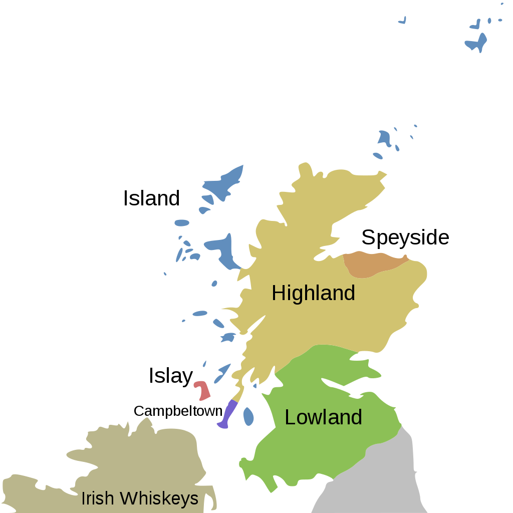 Whisky regióny Škótska