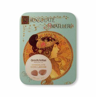 Chocolate Amatller Mliečne lístky, 60g
