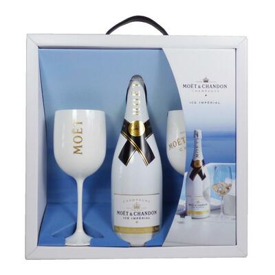 Moët &amp; Chandon Ice Impérial + 2 poháre, GIFT
