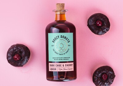 Boozy Donuts Dark Choc &amp; Cherry