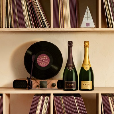 Krug Grande Cuvée Edition 167 + Vintage Millésime 2011 Les Créations, drevená kazeta, 2x0.75 L