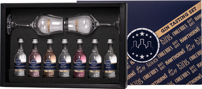 Gin degustačný set pre dvoch + 2 poháre, GIFT