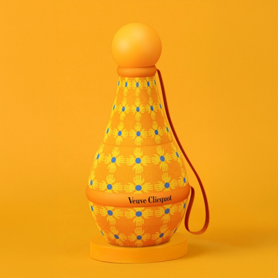 Veuve Clicquot Brut Yellow Label, Yinka Ilori Totem Cooler 0,75 L