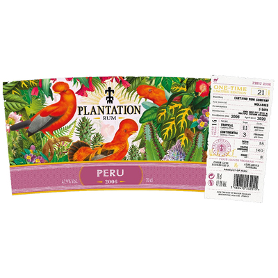 Plantation Single Vintage Peru 2006, GIFT