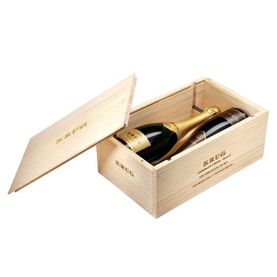 Krug Grande Cuvée Edition 167 + Vintage Millésime 2011 Les Créations, drevená kazeta, 2x0.75 L