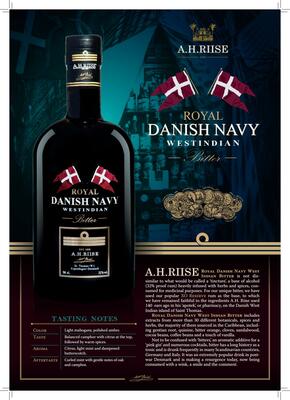 A.H. Riise Royal Danish Navy Westindian Bitter