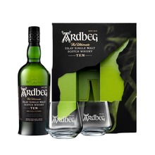 Ardbeg 10 Y.O., GLASS SET