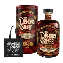 The Demon&#039;s Share Rum 12 Y.O. Chianti Finish, GIFT + The Demon&#039;s Share - darčeková taška ZADARMO