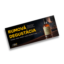VSTUPENKA: Rumová degustácia vol.27