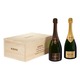 Krug Grande Cuvée Edition 167 + Vintage Millésime 2011 Les Créations, drevená kazeta, 2x0.75 L