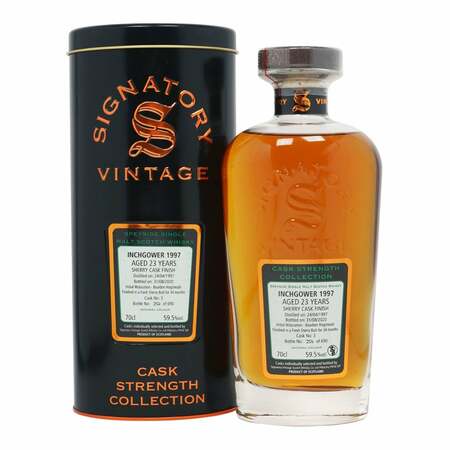 Signatory Inchgower 1997 Aged 23 Years, GIFT