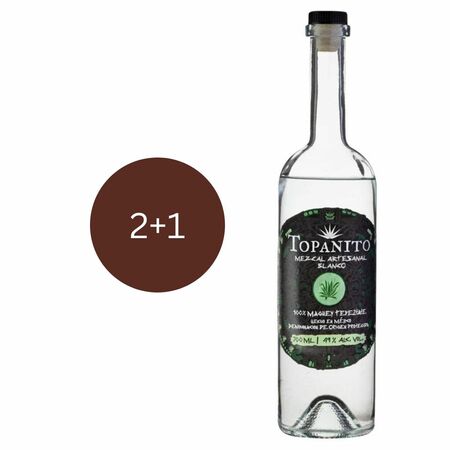 2 + 1 | Topanito Mezcal Artesanal 100% Tepeztate