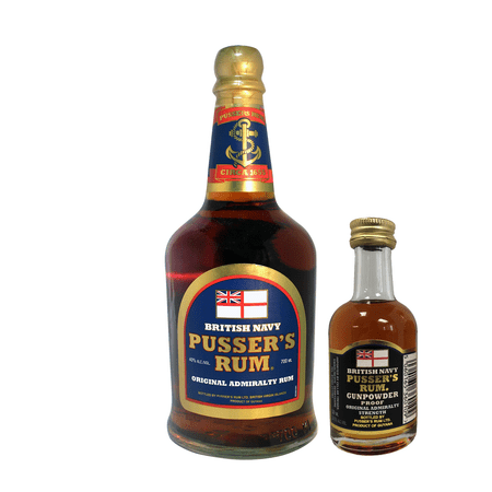 Pusser&#039;s Rum Blue Label + Pusser’s Gunpowder Proof Rum MINI zadarmo