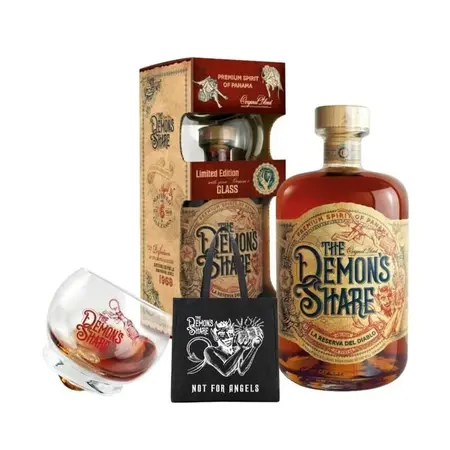 The Demon’s Share, GLASS SET + The Demon&#039;s Share - darčeková taška ZADARMO